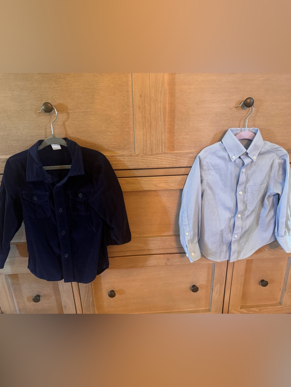 Class Club and Gap Navy Corduroy Button-Down Shirt